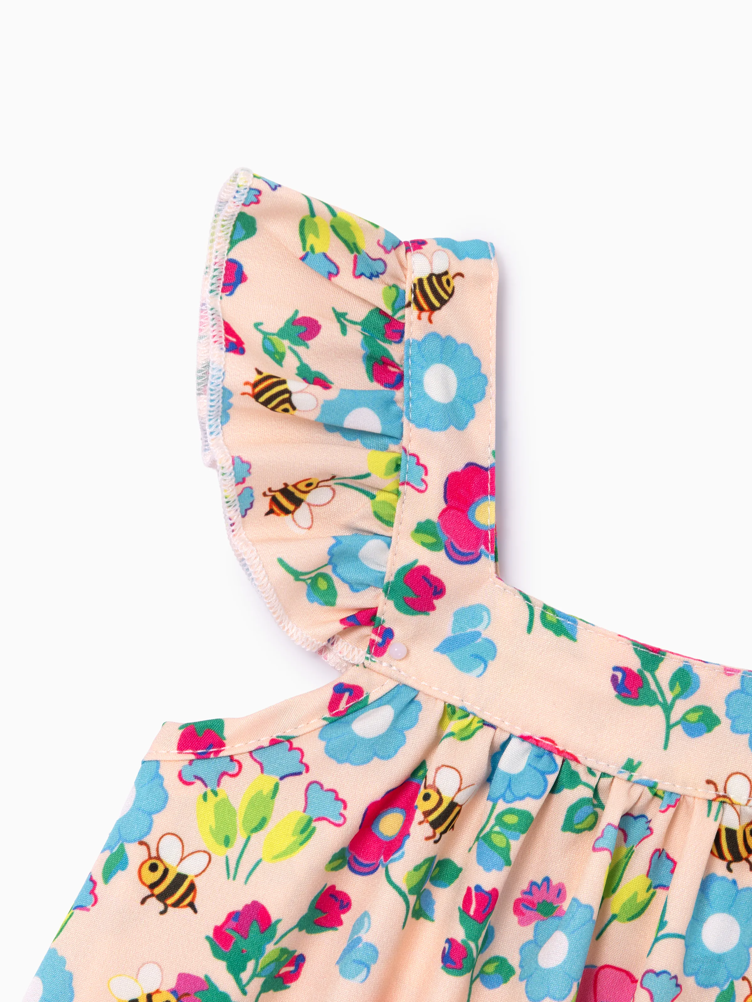 Fresh Market Baby Girl Floral Print Dress Multi-color - Image 3