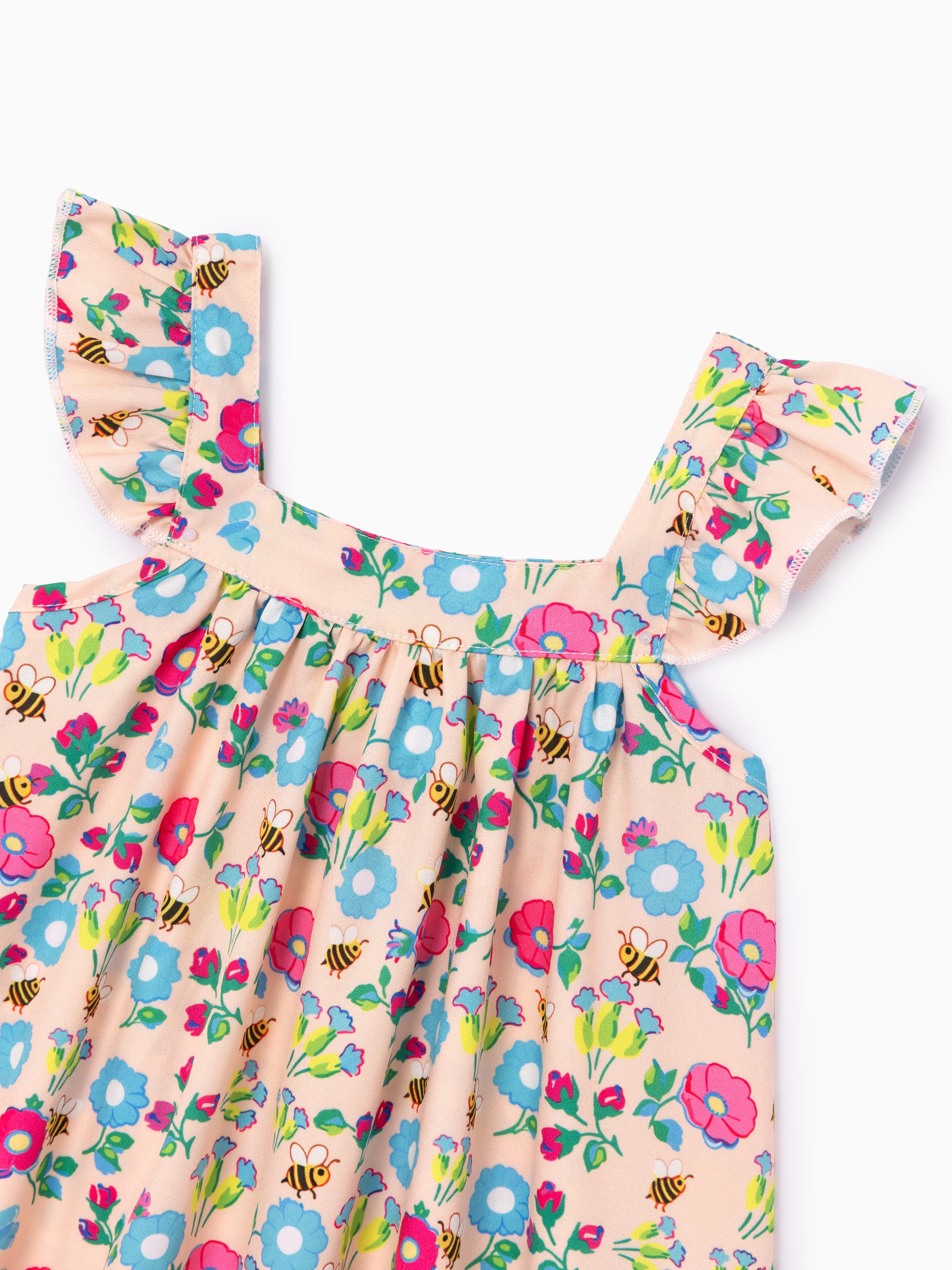Fresh Market Baby Girl Floral Print Dress Multi-color - Image 4