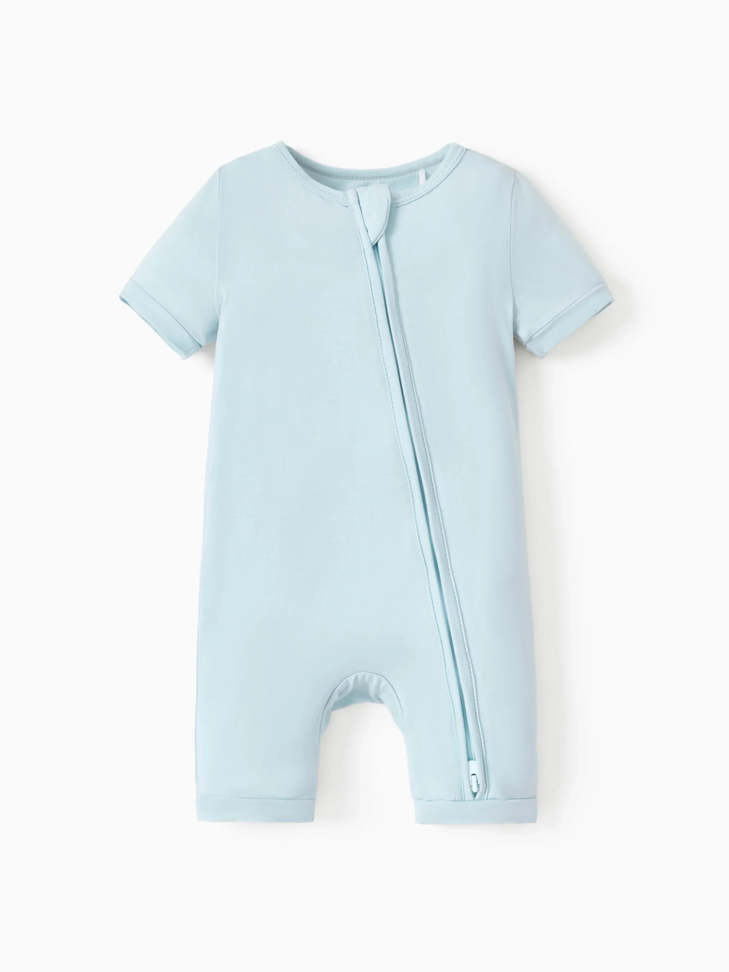 Bamboo Baby Boy / Girl 2-Way Zip Onesies Anti Slip Childlike Food Pattern Bamboo Sleepwear (Snug-Fitting)
Turquoise