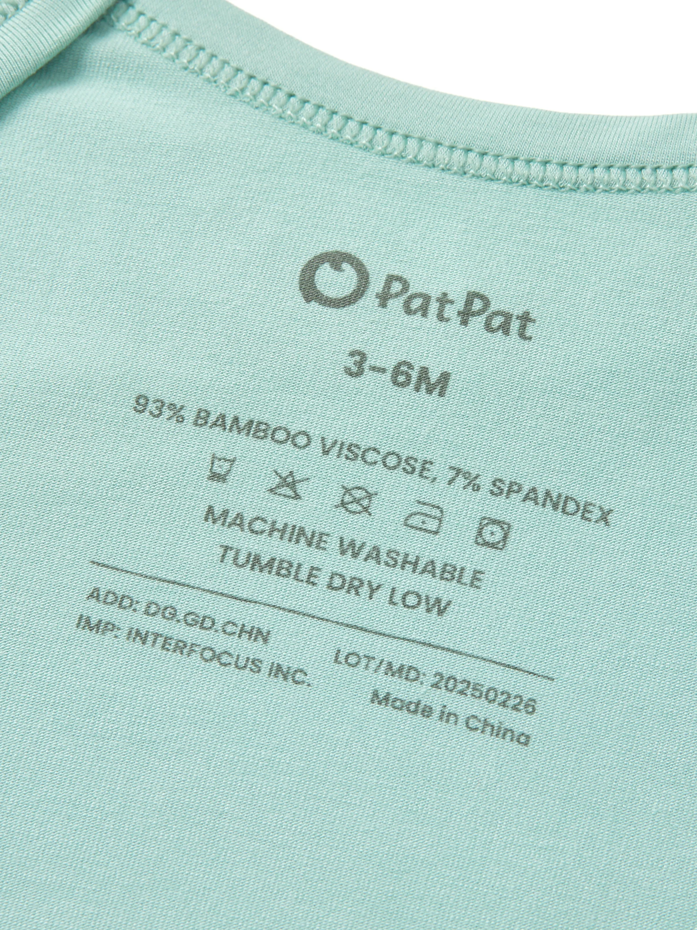 Bamboo Baby Boy/Girl Casual Romper Green - Image 7