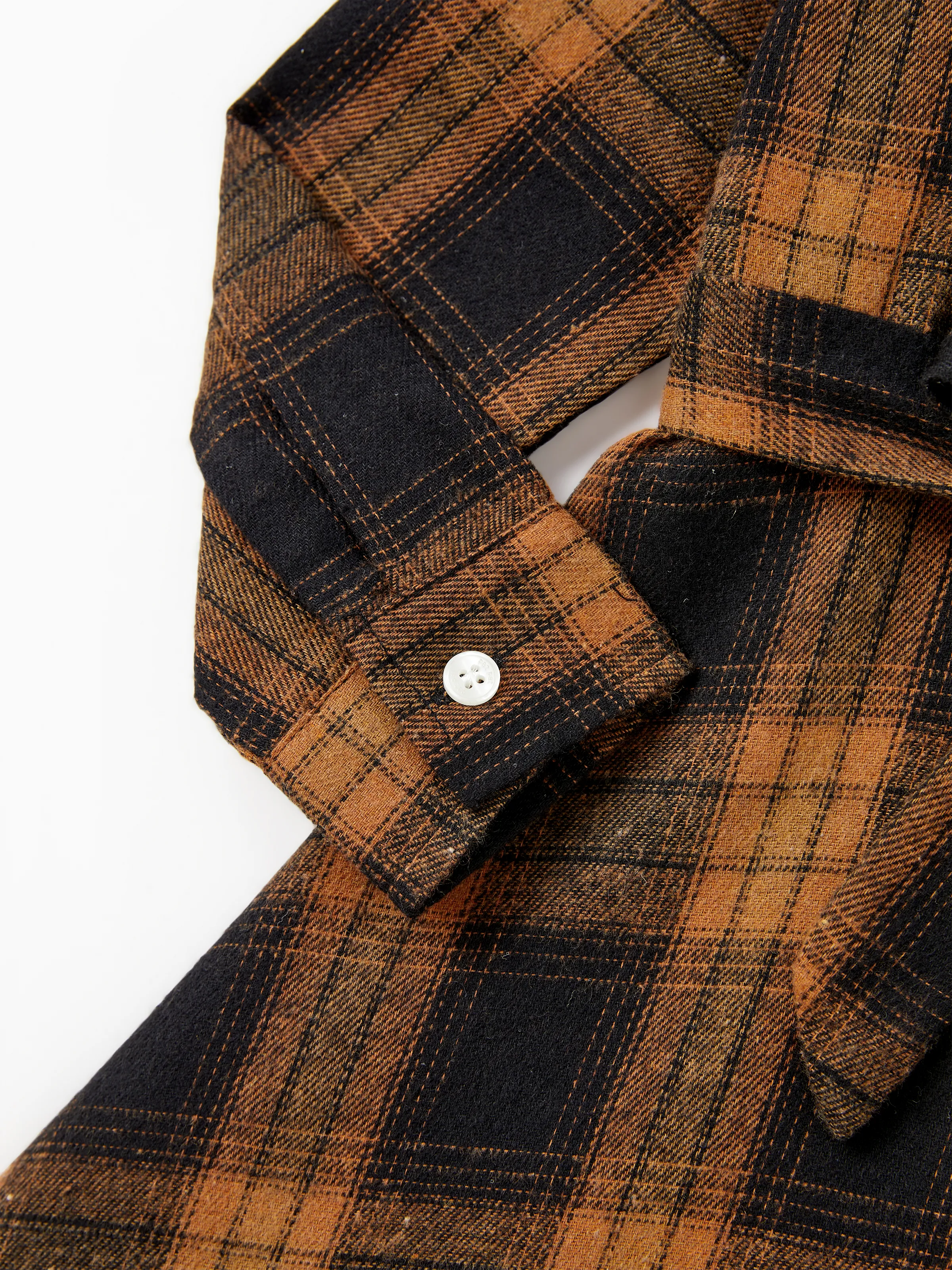 Christmas Family Matching Sets Brown&Black Check Plaid Long-sleeve Botton Dwon Top/Dress/Romper BrownishBlack - Image 11
