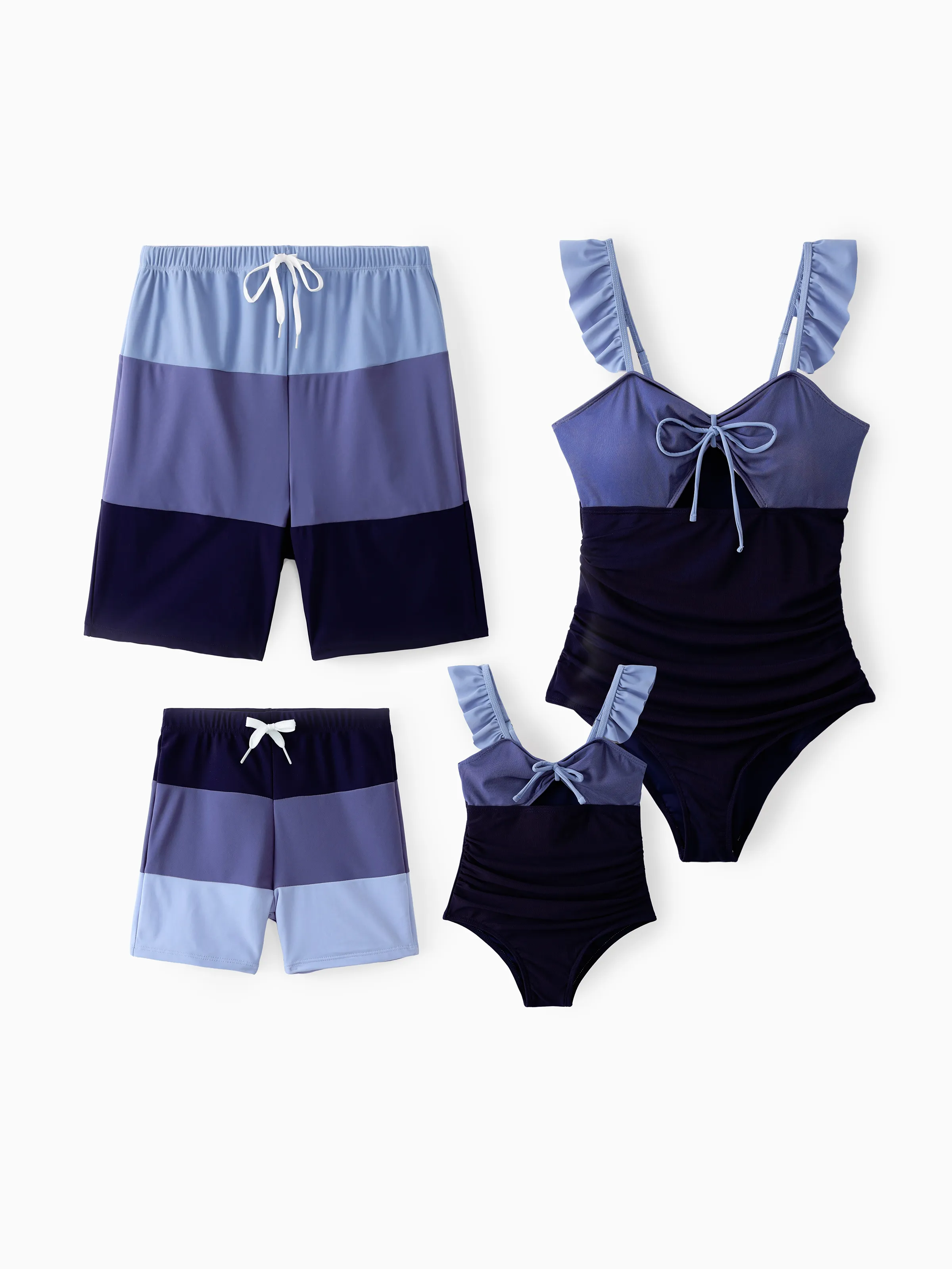 Daddy & Son Drawstring Swim Trunks MultiColour - Image 2