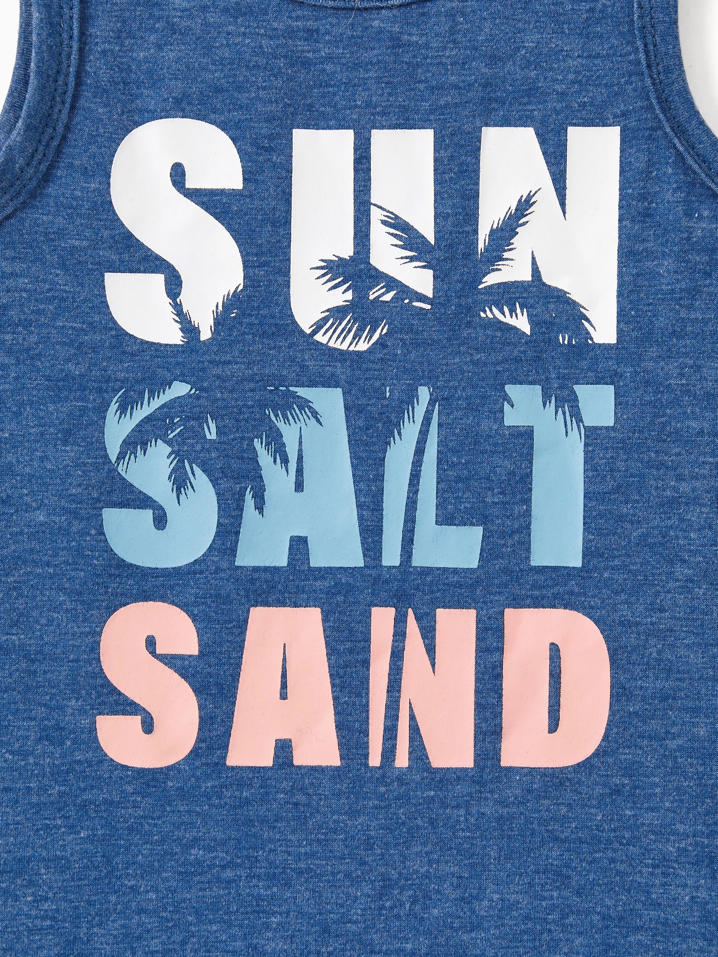 Daddy & Son Sets Blue Tank Top Blue - Image 15
