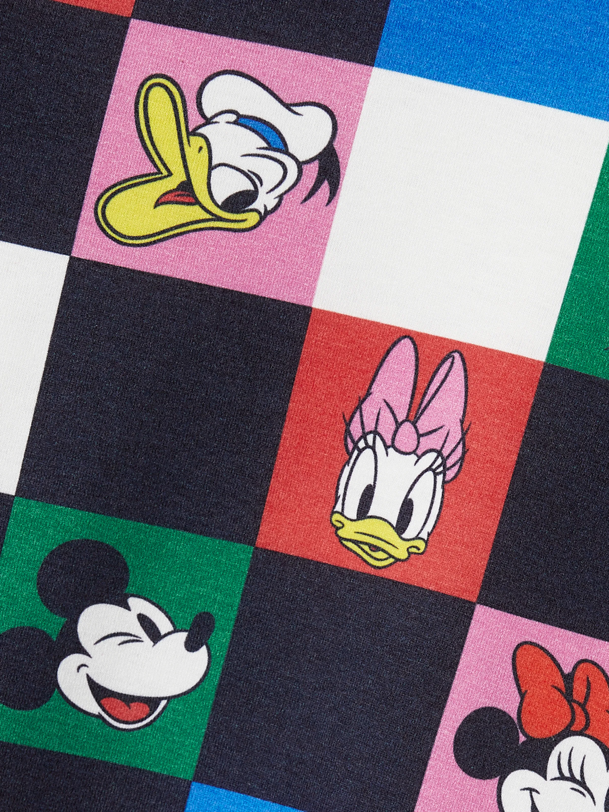 Disney Mickey and Friends Family Matching Naia™ Colorful Checkered Pattern Top/Sleeveless Dress/Onesie Multi-color - Image 15