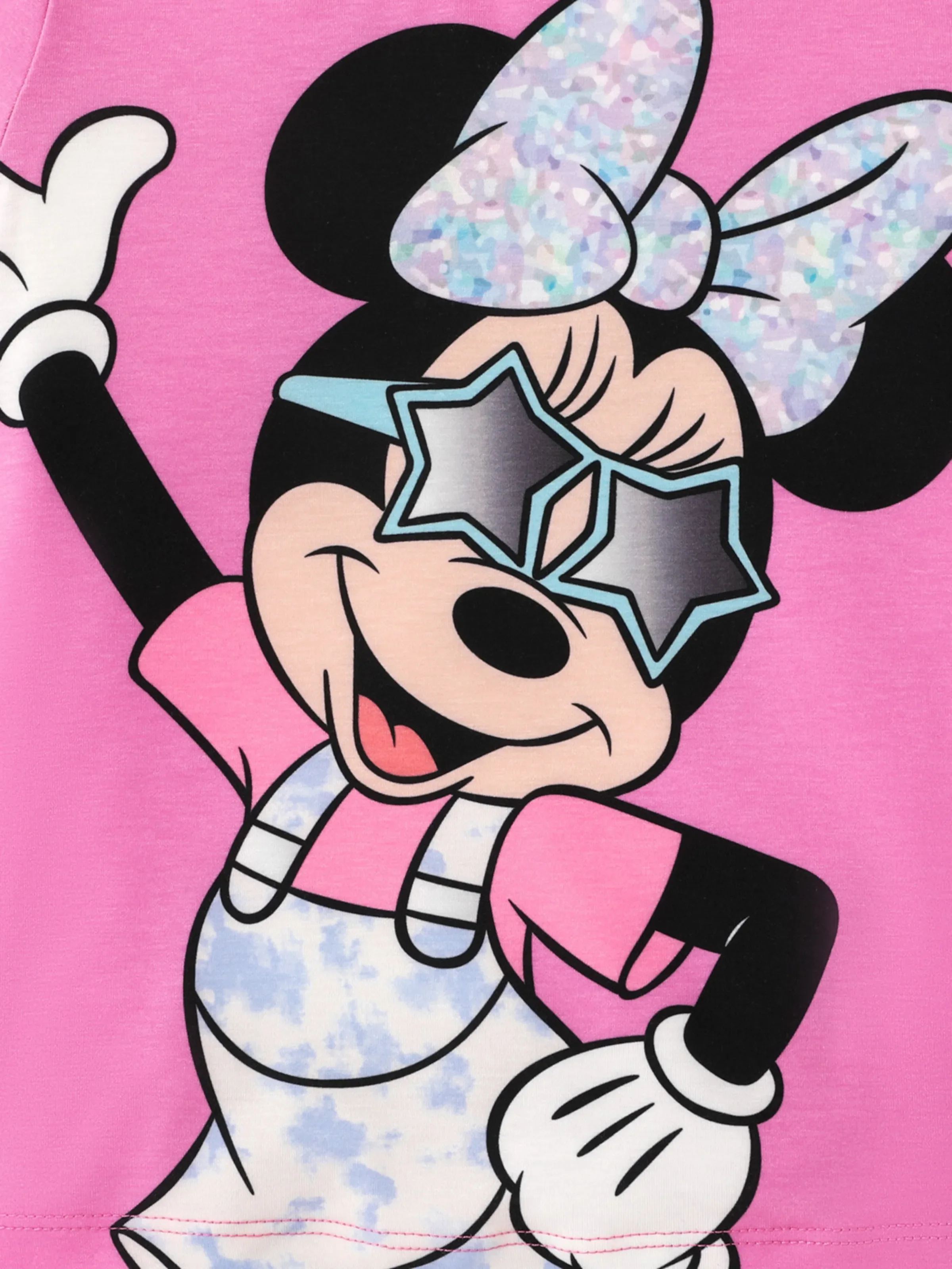 Disney Mickey and Friends Toddler/Kid Girl Minnie Print Naia™ Short-sleeve Tee Rose pink - Image 2