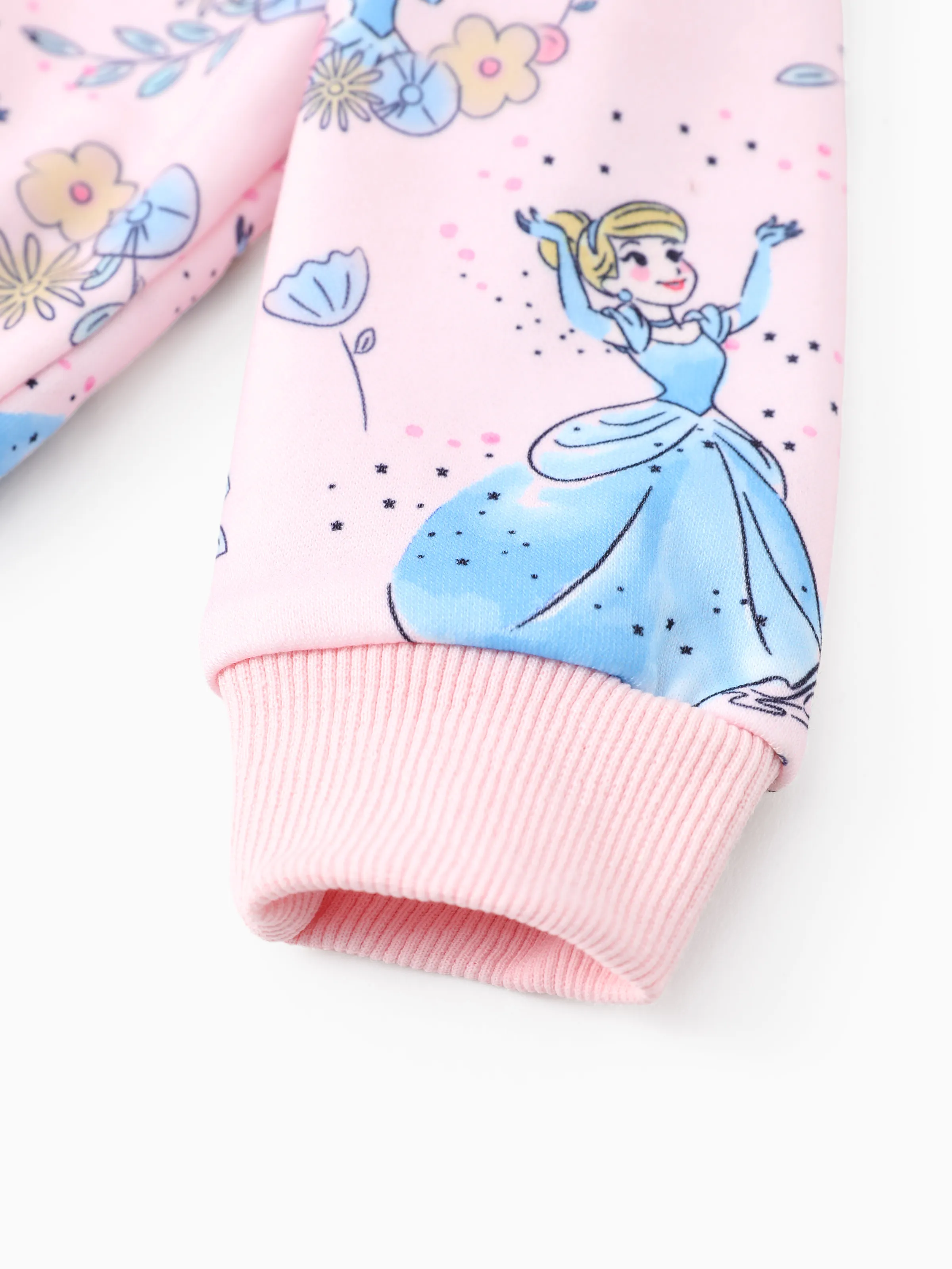 Disney Princess Baby/Toddler Girl Cinderella Floral Pattern Ruffled Hooded Jacket
Pink - Image 4