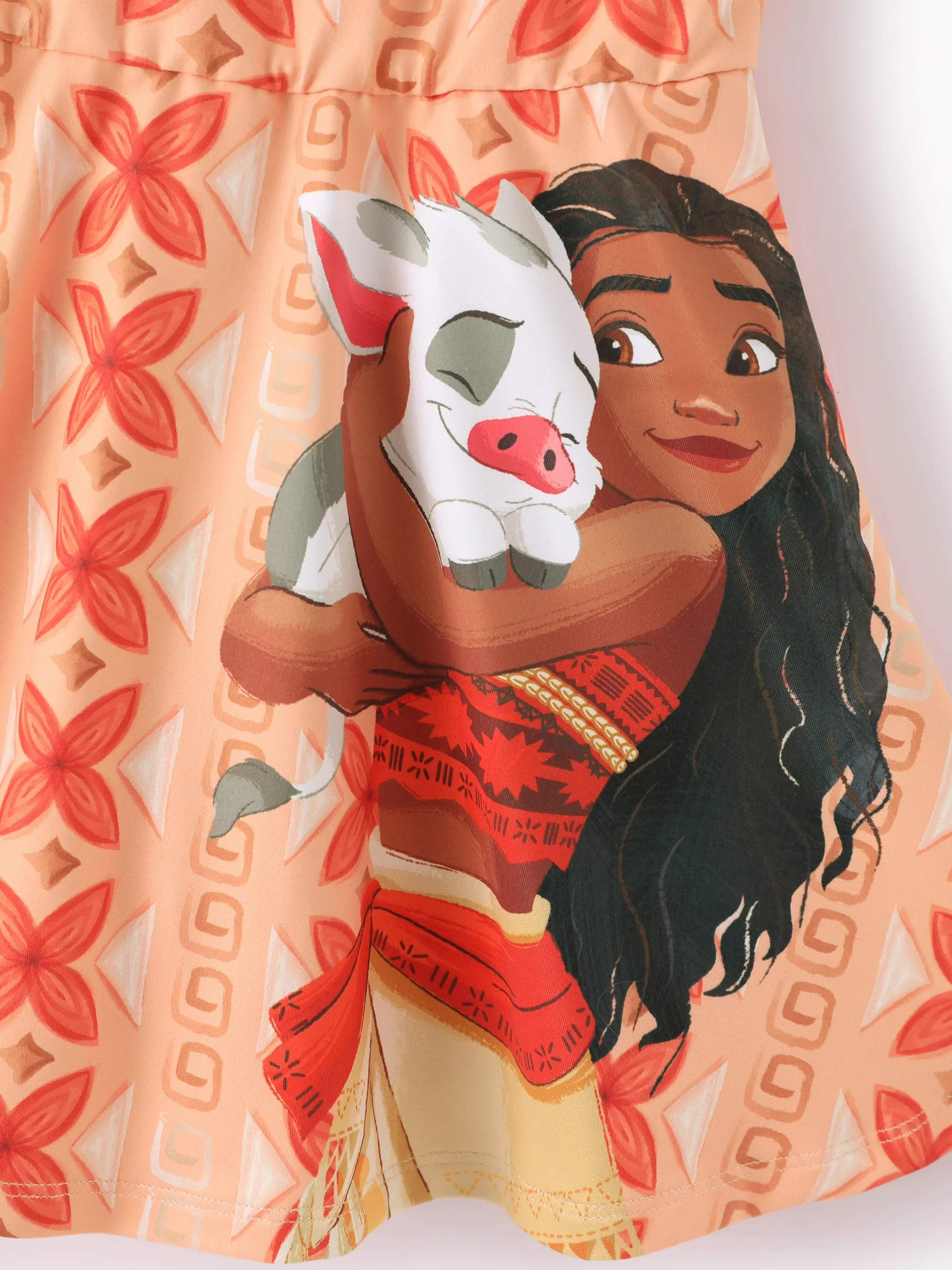 Disney Princess Matching Family Moana Sporty Dress/ Cotton Top Orange - Image 14