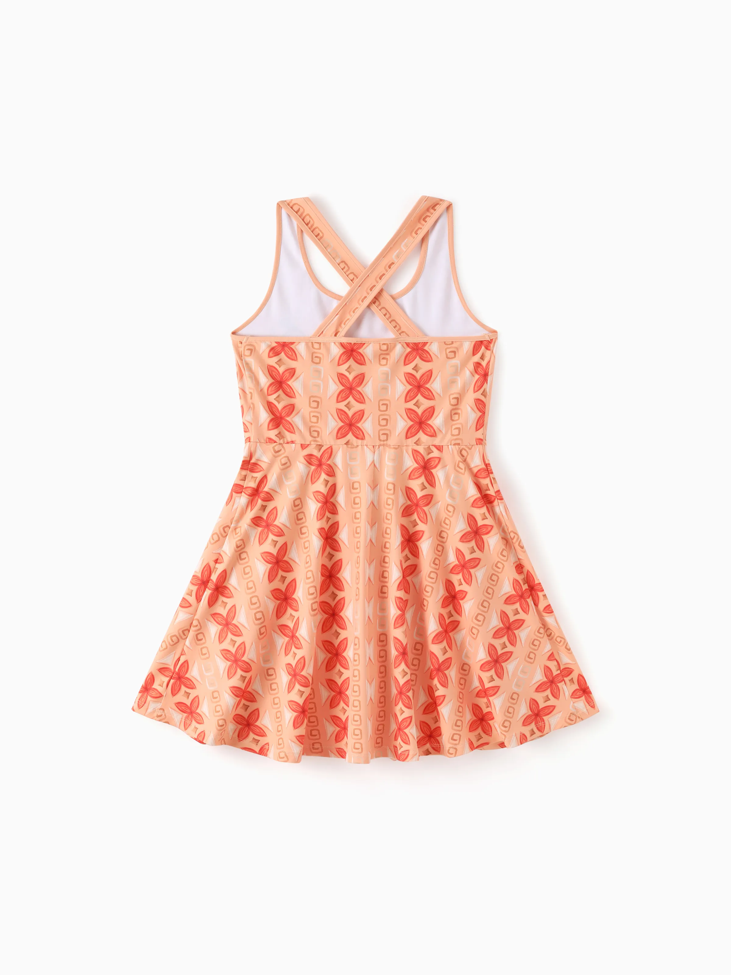 Disney Princess Matching Family Moana Sporty Dress/ Cotton Top Orange - Image 8