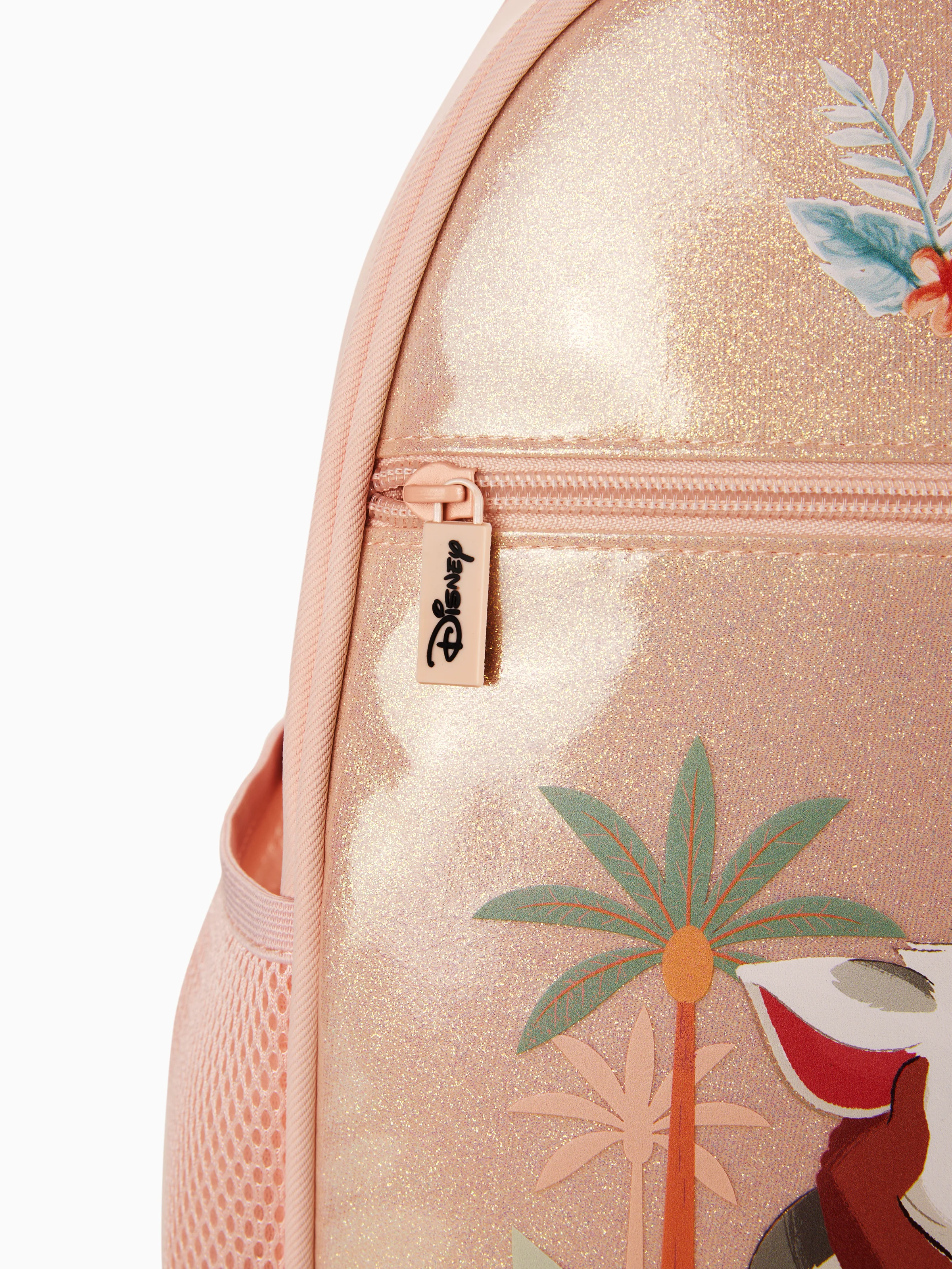 Disney Princess Toddler Girls Moana Pink Glitter Backpack with Chest Strap & Bottle Pockets Apricot - Image 11