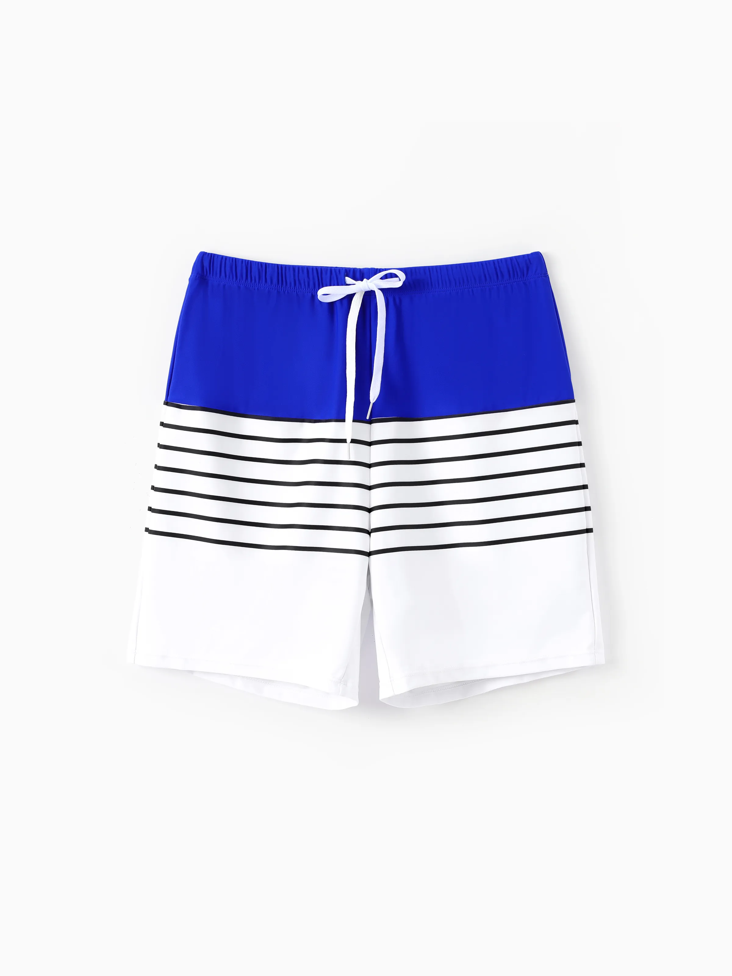 Family Matching Blue Drawstring Swim Trunks or Blue One-Piece Strap Swimsuit
Blue - Image 17