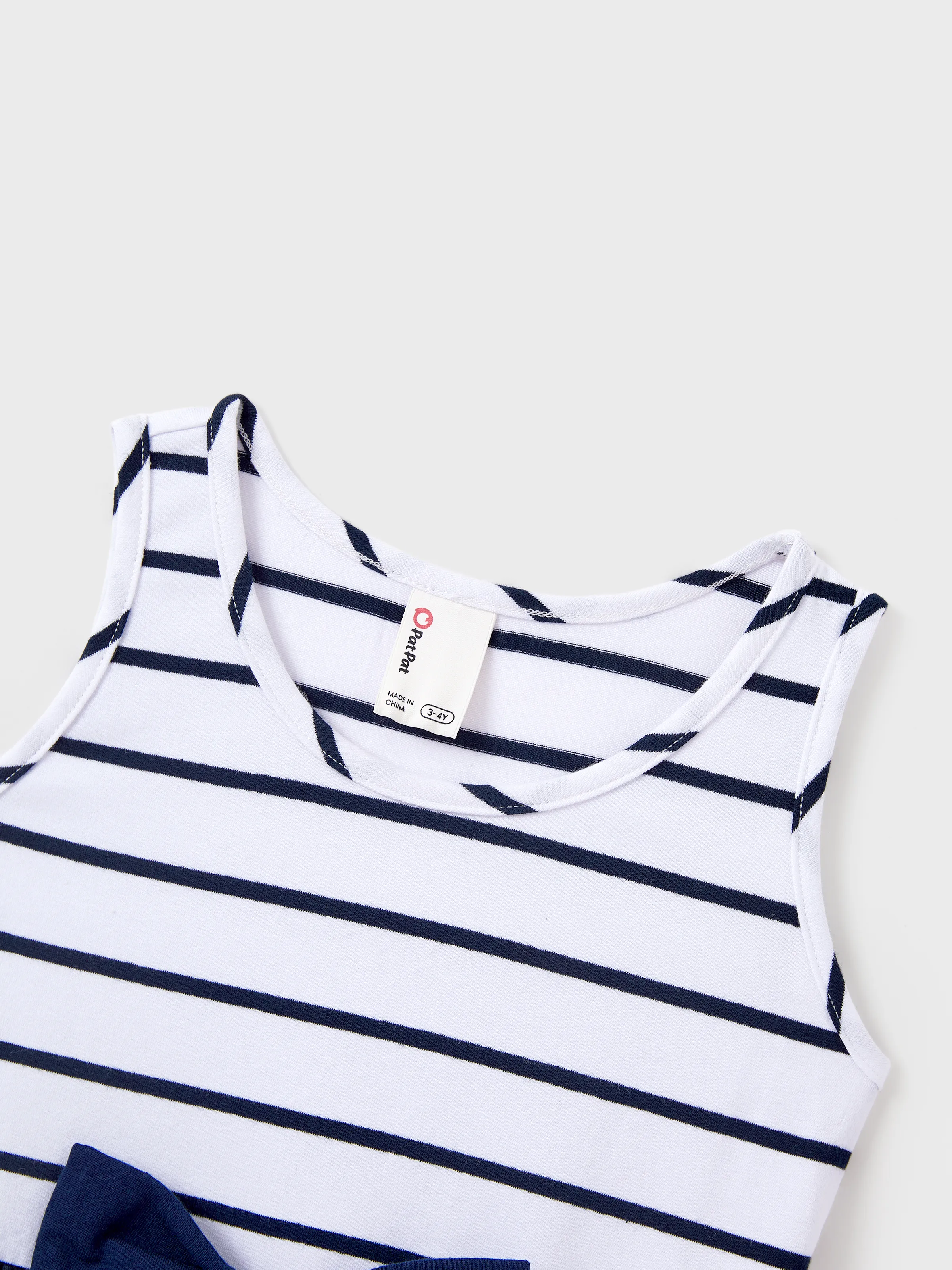 Family Matching Cotton T-Shirt & Dress Set – Sunny Days Palm Print for Dad, Mom, Baby & Toddler, Perfect for Summer Vacations & Family Outings Tibetan blue - Image 10