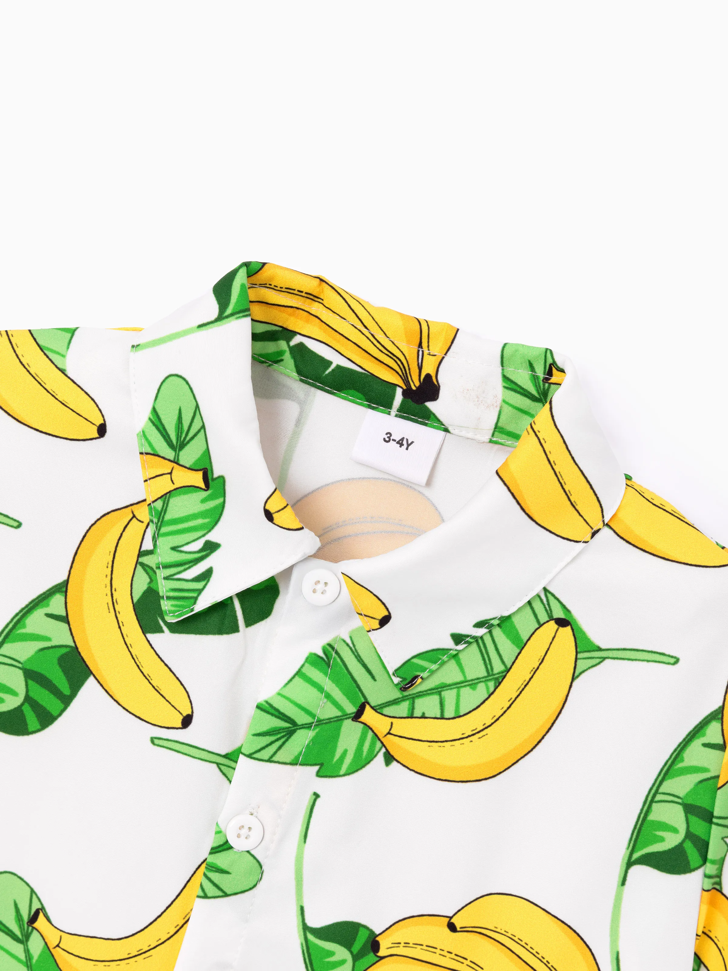 Fresh Market Toddler Boy Banana Shirt & Shorts Set Yellow - Image 5