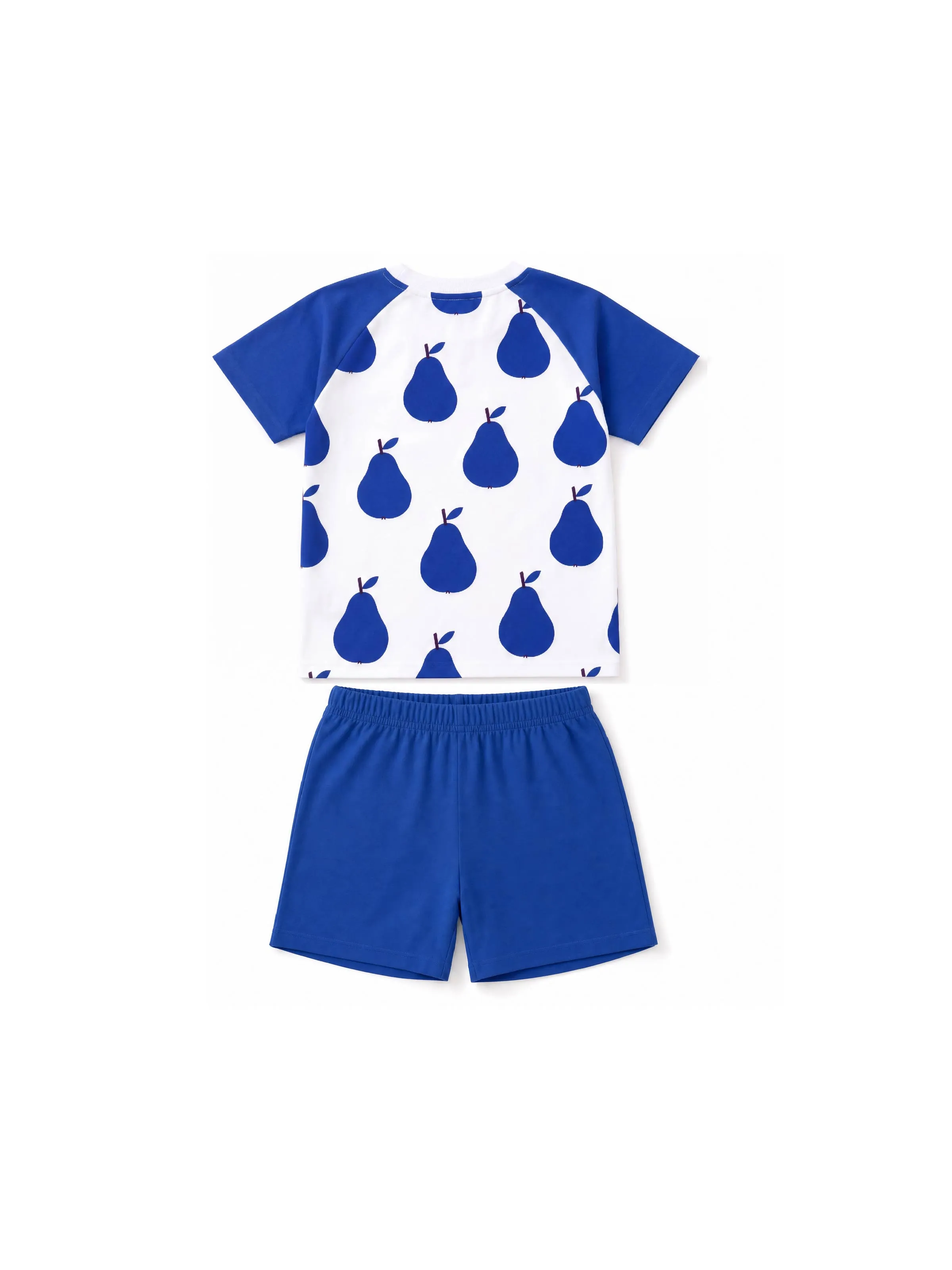 Fresh Market Toddler Boy Vegetable Top & Shorts Set Dark Blue+white - Image 5