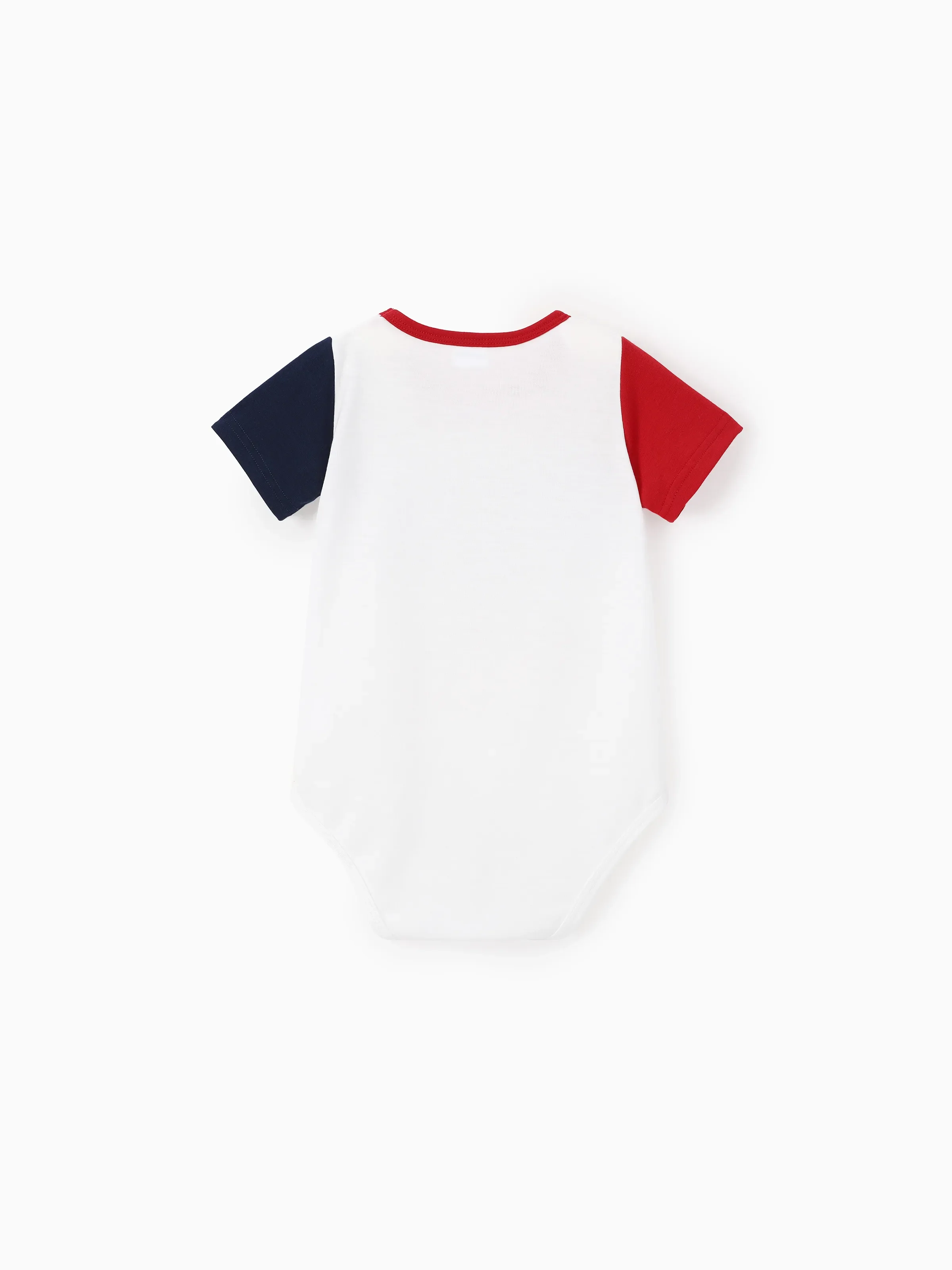 Independence Day Baby Boy 2pcs Patriotic USA Bodysuit with Shorts Sporty Set White - Image 5