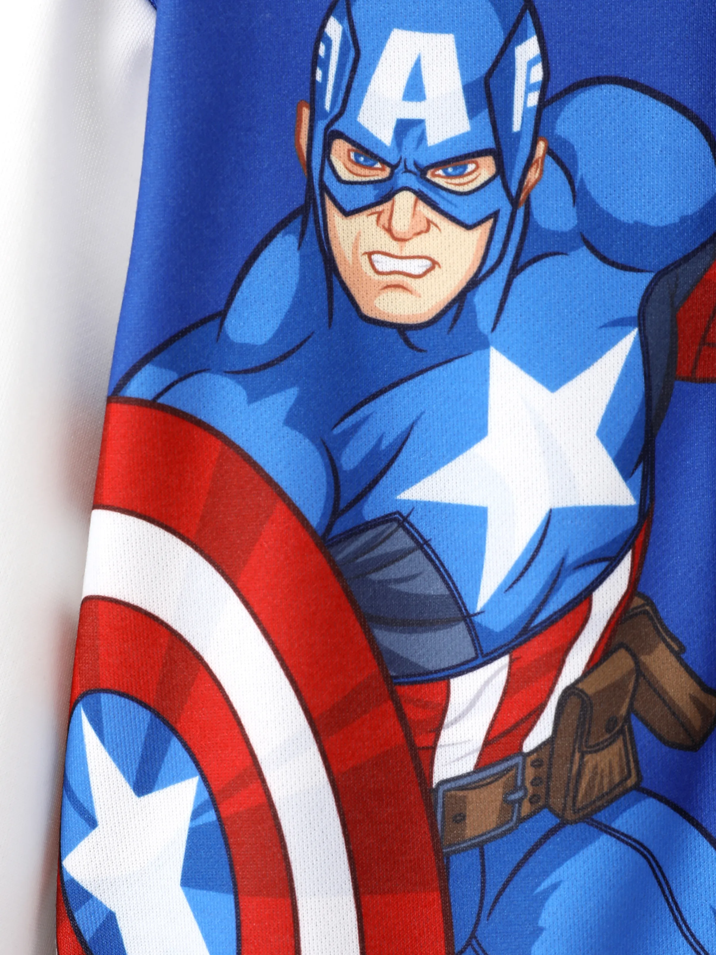 Marvel Toddler/Kids Boy Captain America Colorblock Bomber Jacket Blue - Image 2