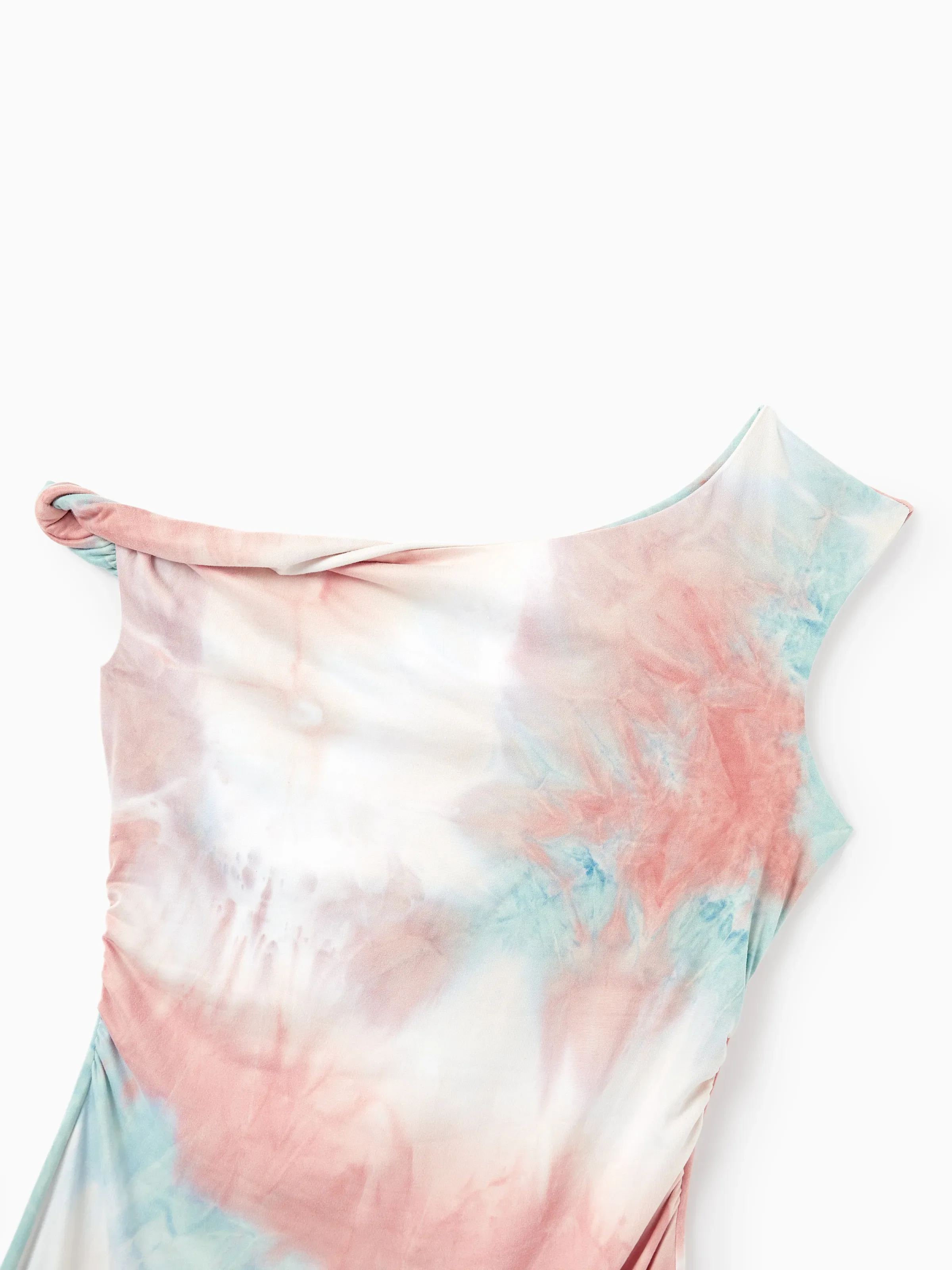 Mommy and Me Matching Tie Dye Dress Set for Women, Girls & Baby Romper
 Multi-color - Image 6