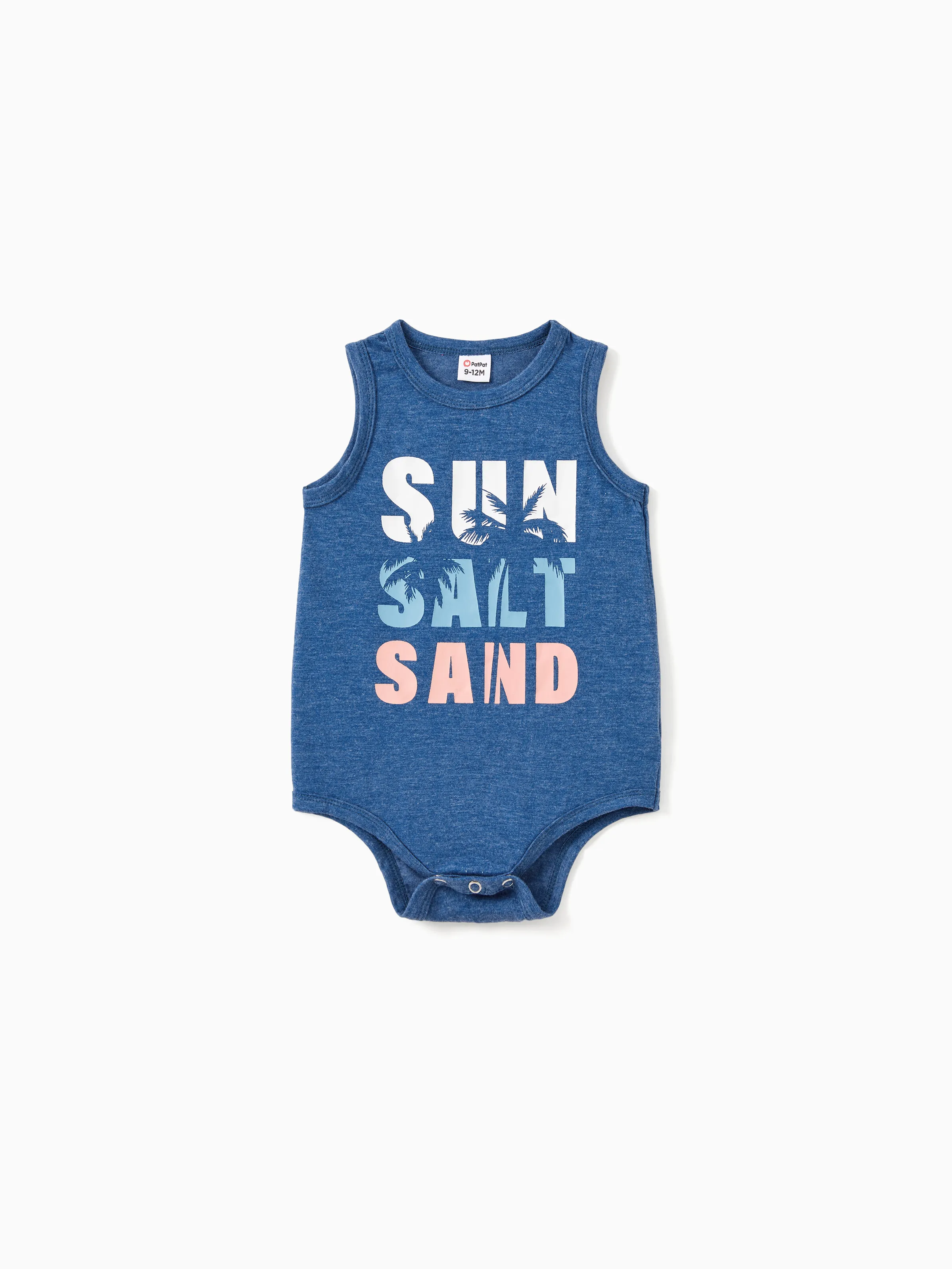 Mommy & me Sets Blue Tank Flowy A-Line Tank Dress with Pockets Blue - Image 13
