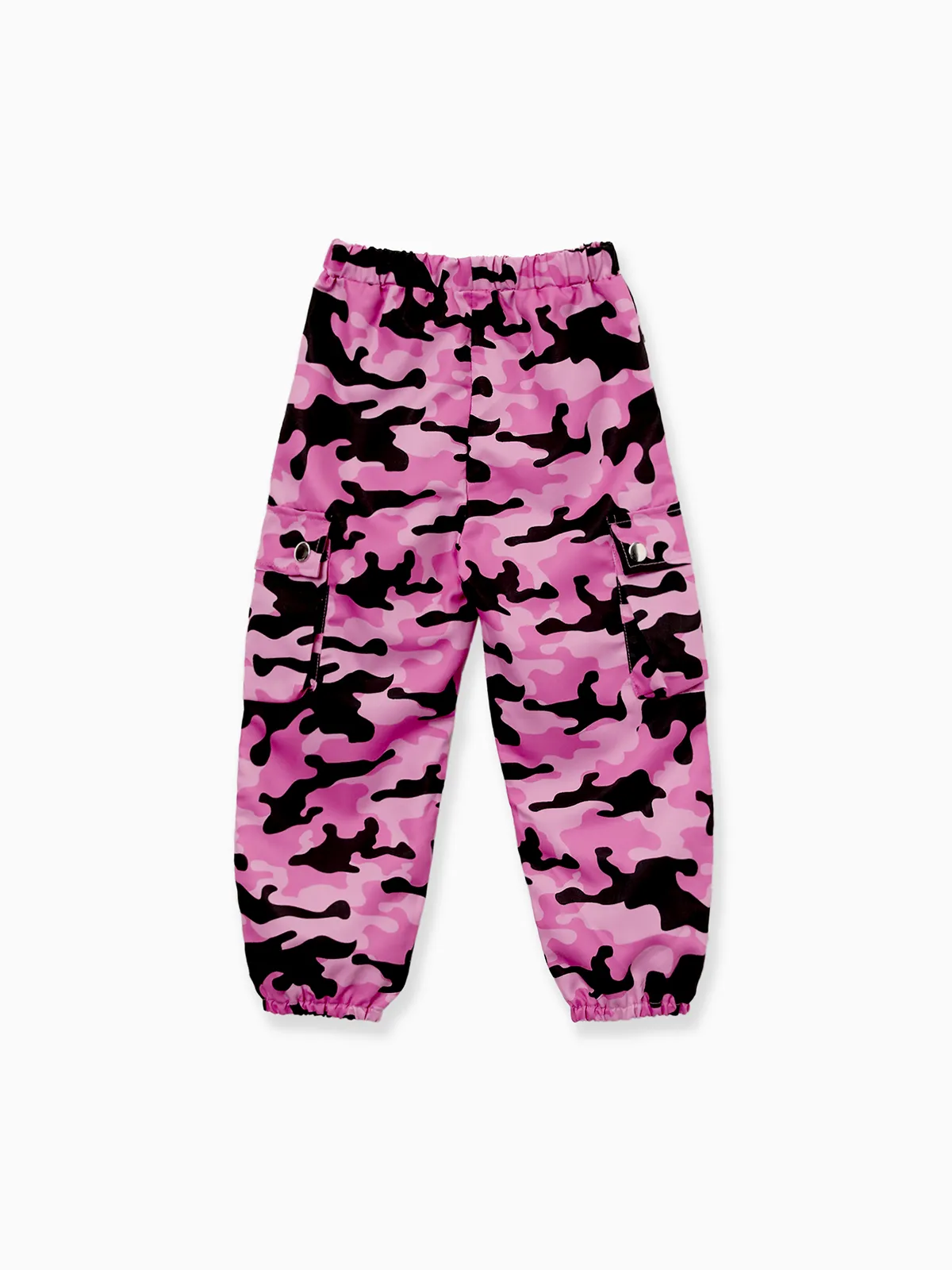 NEON Pop Toddler/Kid Girl Cargo Pants Set Hot Pink - Image 10
