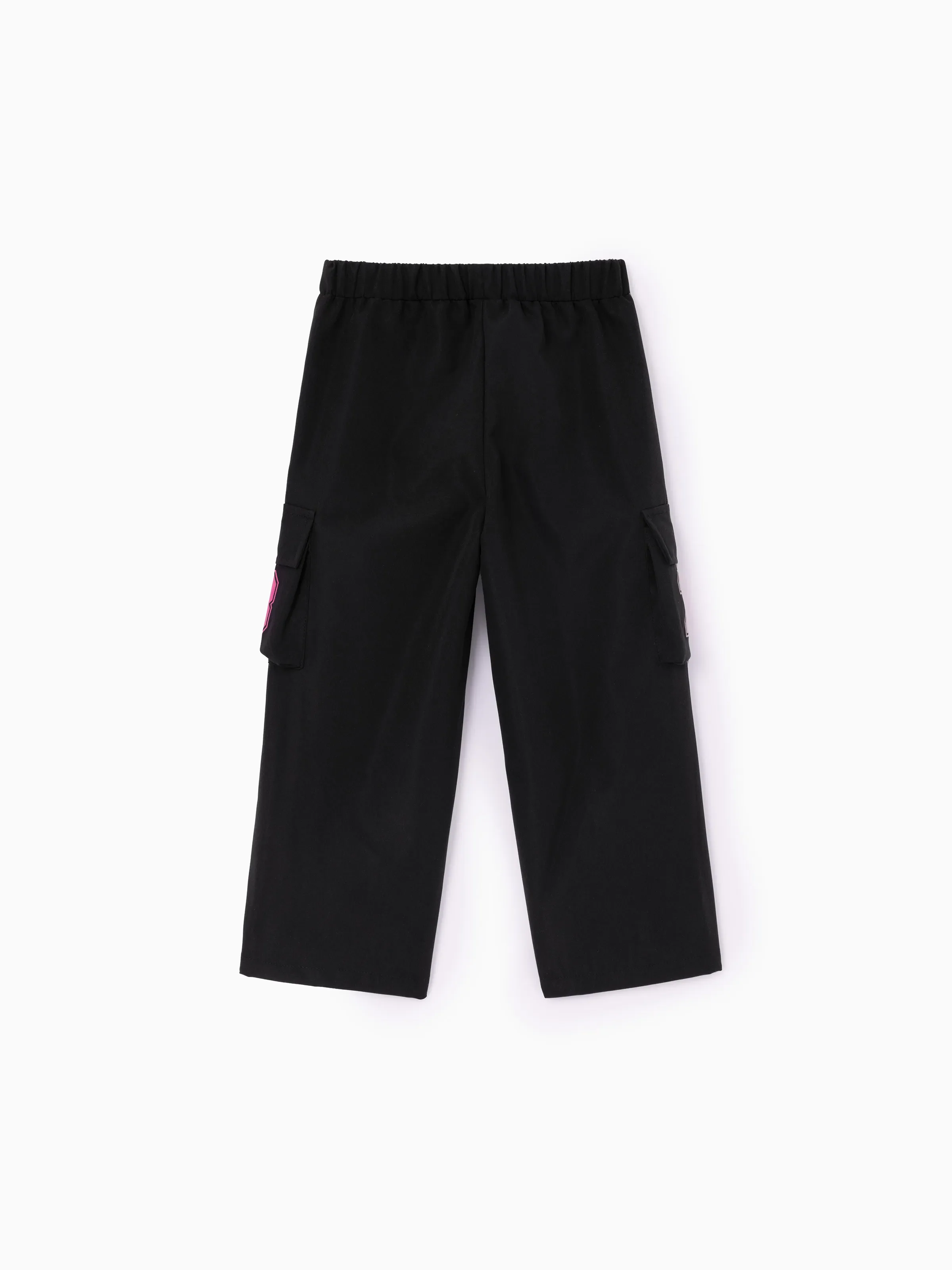 NEON Pop Toddler/Kid Girl Cargo Pants Set Hot Pink - Image 11
