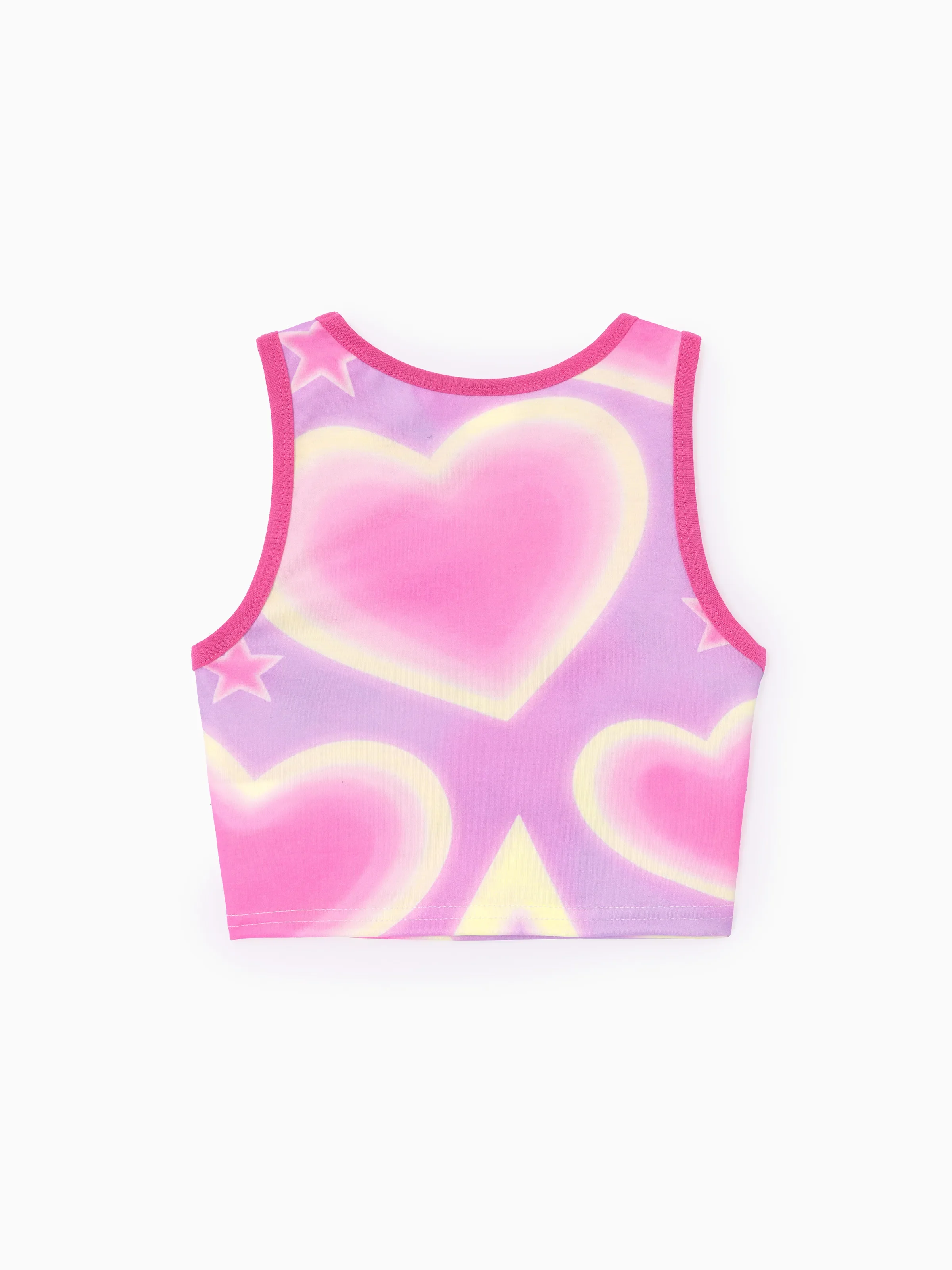 NEON Pop Toddler/Kid Girl Cargo Pants Set Hot Pink - Image 5