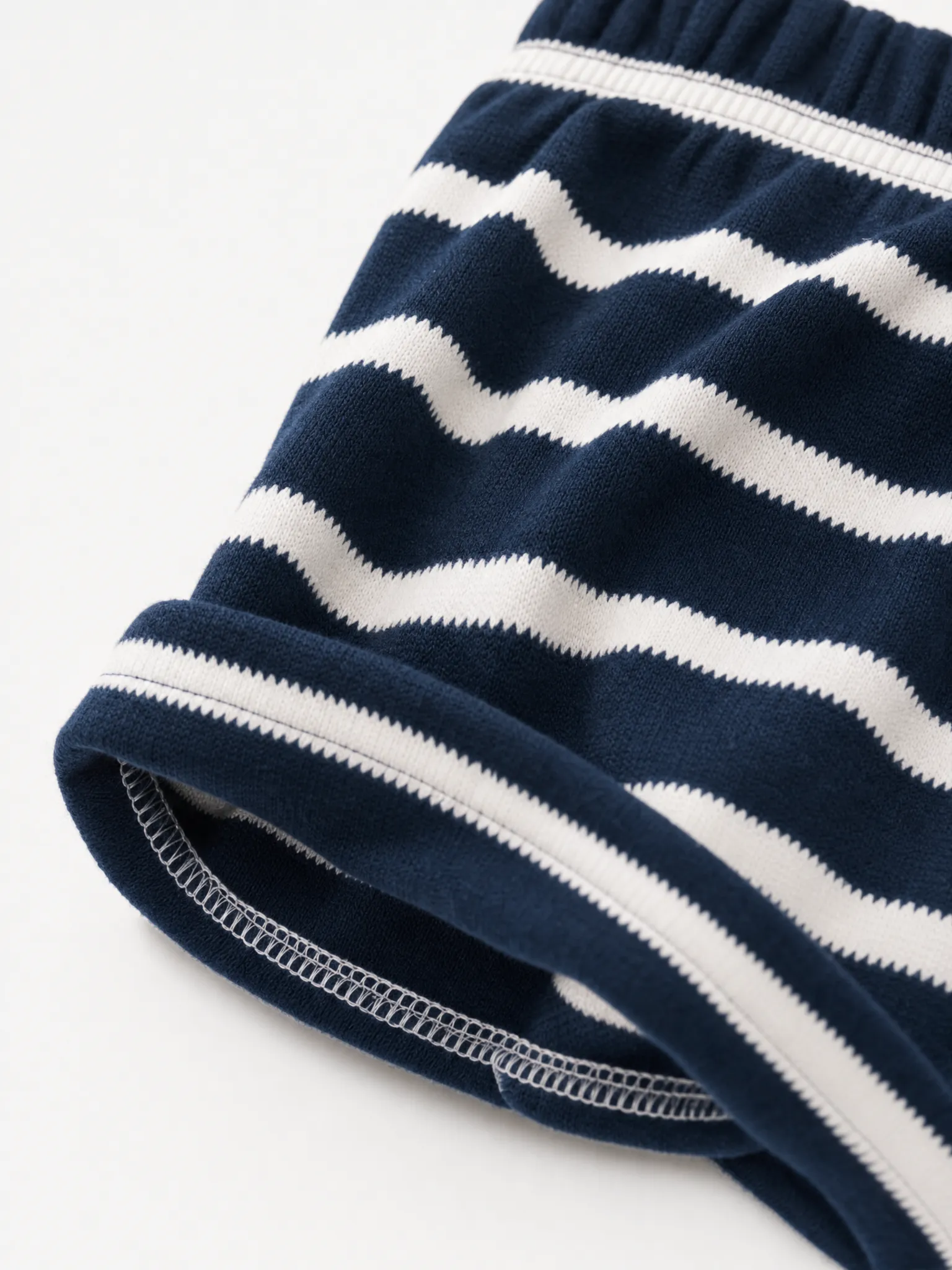 Ocean Vibes Baby Boy Sailboat Print Shorts Set Dark Blue - Image 6