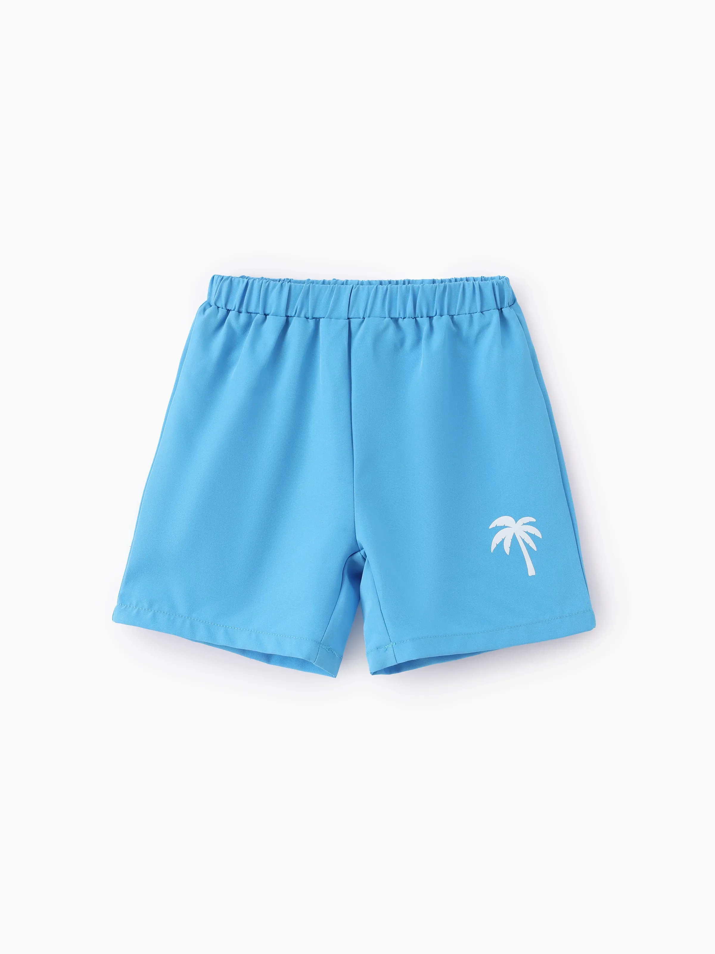 Ocean Vibes Toddler Boy Tropical Shirt & Shorts Set Yellow - Image 9