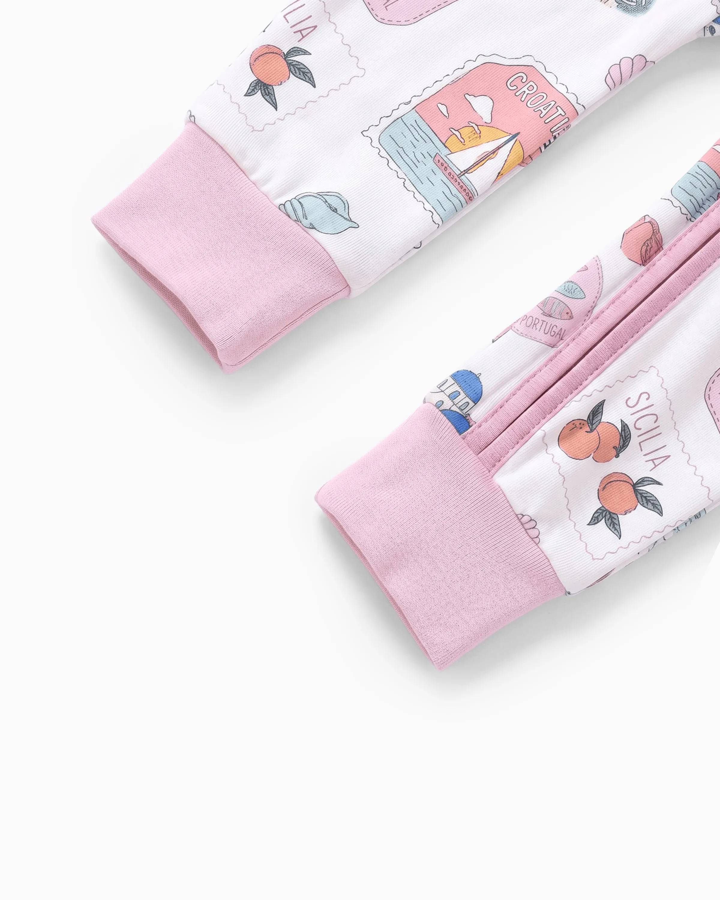 Little Explorers Bamboo Zip-Up Baby Pajamas - Image 7