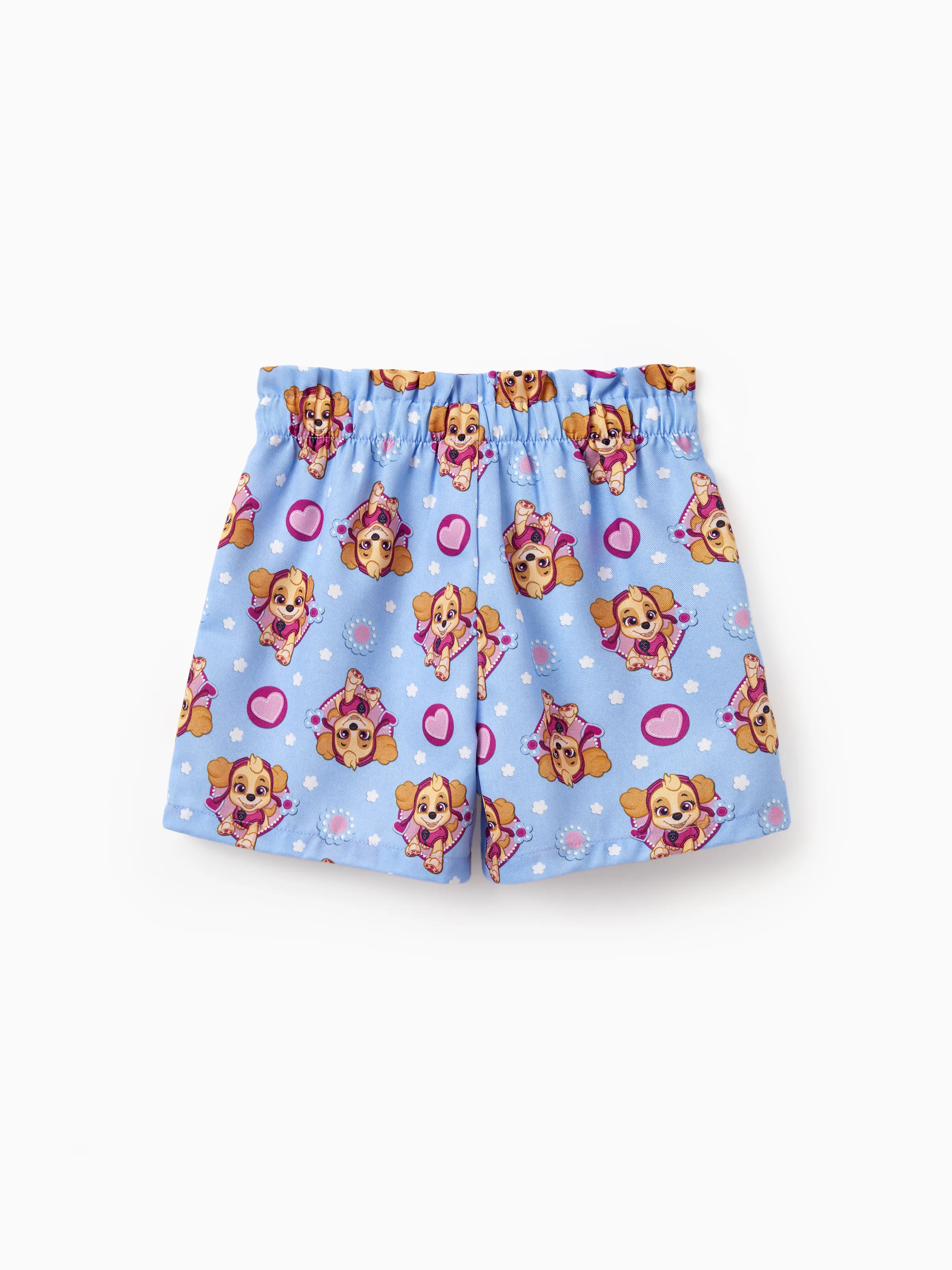 PAW Patrol Toddler Girl 2pcs Skye Cotton Top and Shorts Set Pink - Image 6