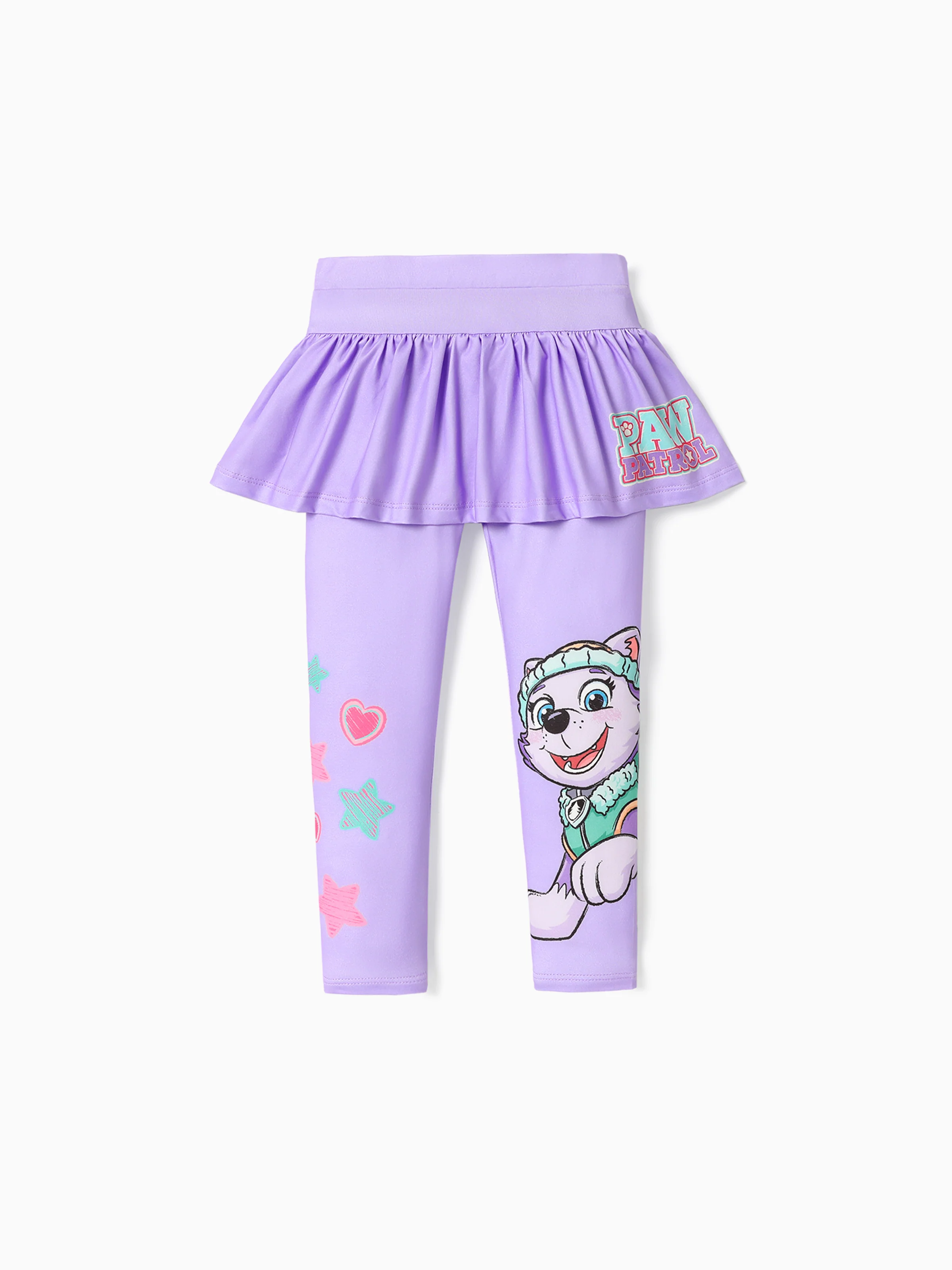 PAW Patrol Toddler Girl Everest Skirt Leggings Purple