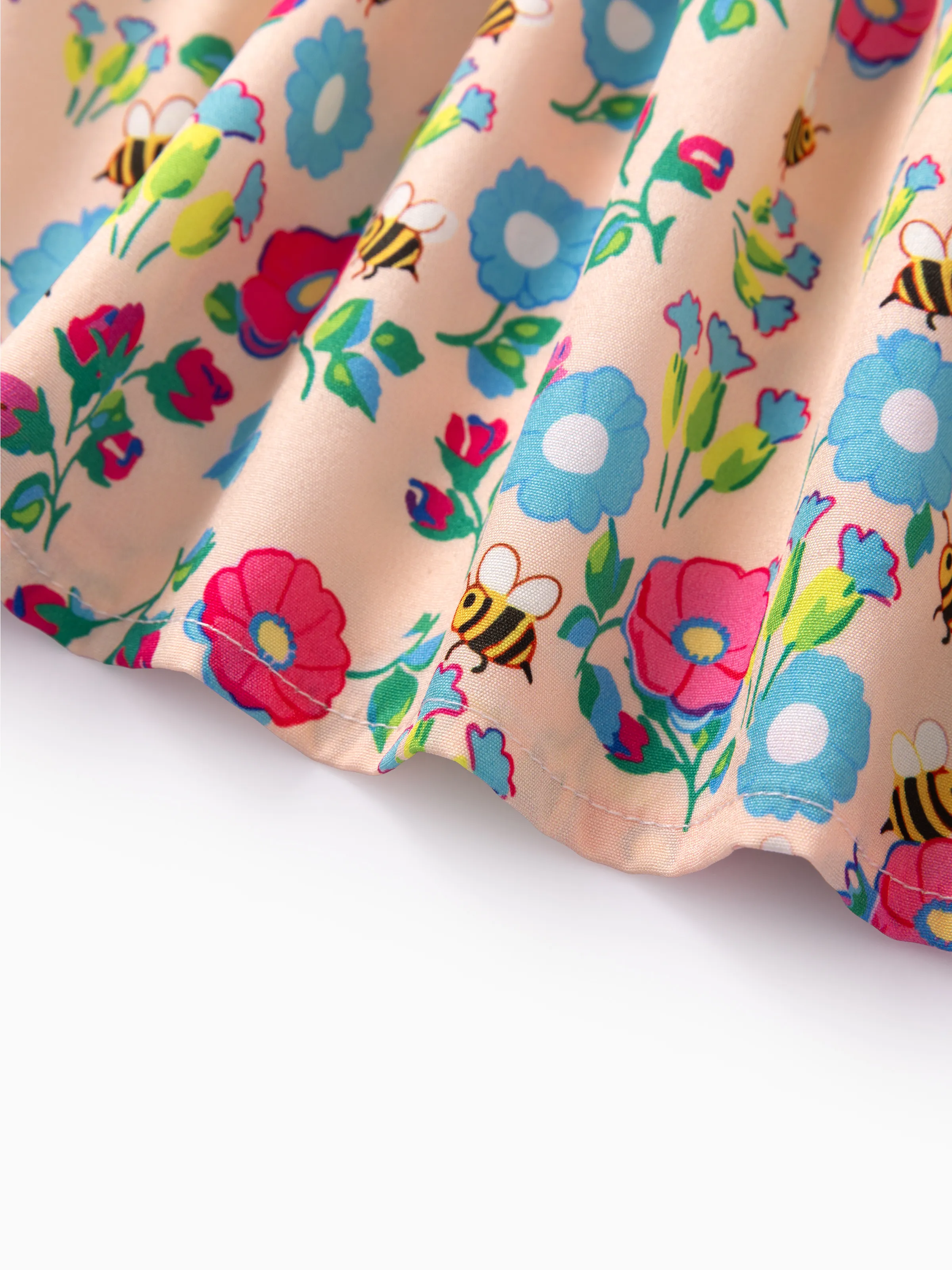 Fresh Market Toddler Girl Floral Print Dress Multi-color - Image 6