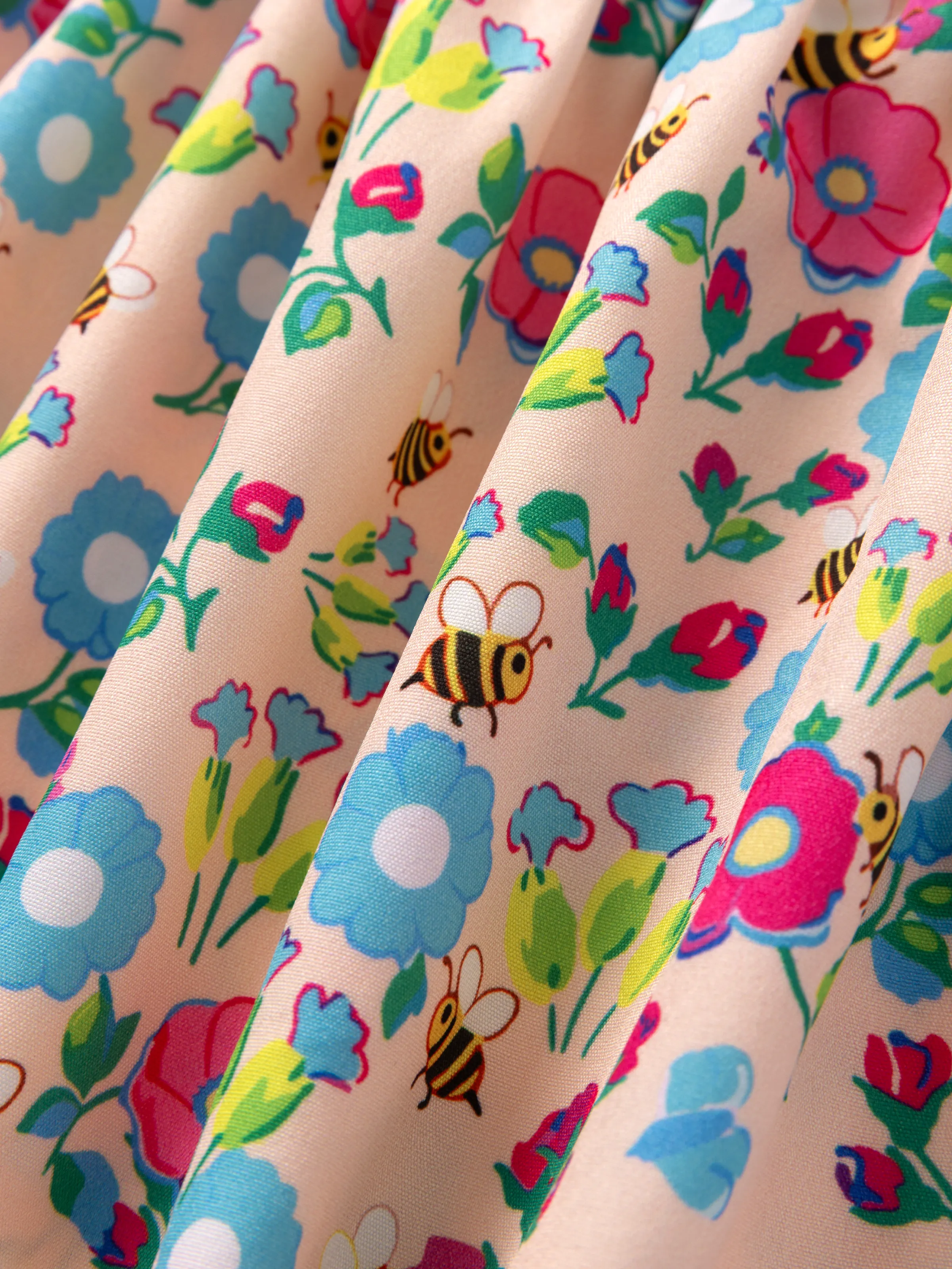 Fresh Market Toddler Girl Floral Print Dress Multi-color - Image 7